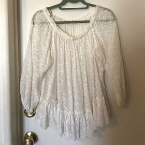 Rebecca Taylor white blouse